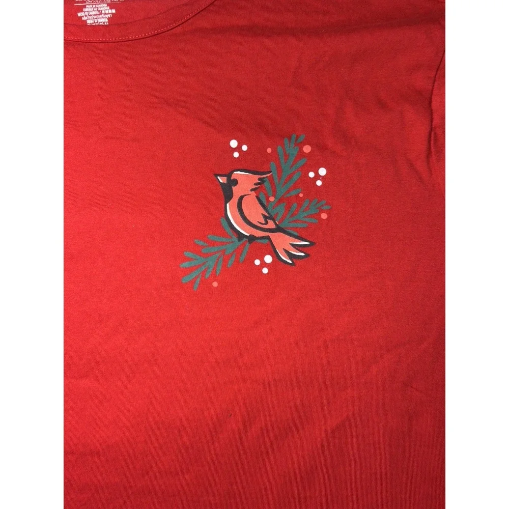 Disney Parks Minnie Mouse Lounge Set XL Red Top Shorts Pajamas Lightweight - Picture 4 of 12